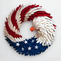 Wreath | Handcrafted 3D Eagle & Weather-Resistant | Tribute for Veterans
